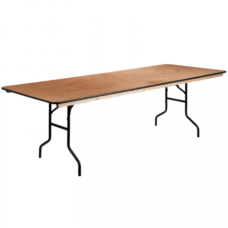 8FT TABLE (WOOD)