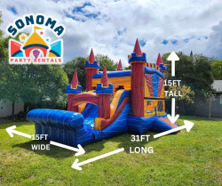 MULTICOLORED CASTLE COMBO WET OR DRY