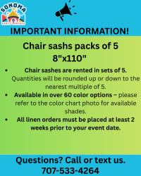Copy20of20IMPORTANT20INFORMATION 1750565913 Chair sash (5 pack)