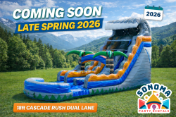 18ft Cascade Rush Slide (Dual Lane)