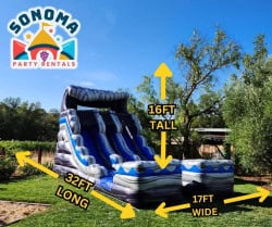 16ft Riptide Racer Dual Lane Water Slide 16ft Riptide Racer Dual Lane Water Slide