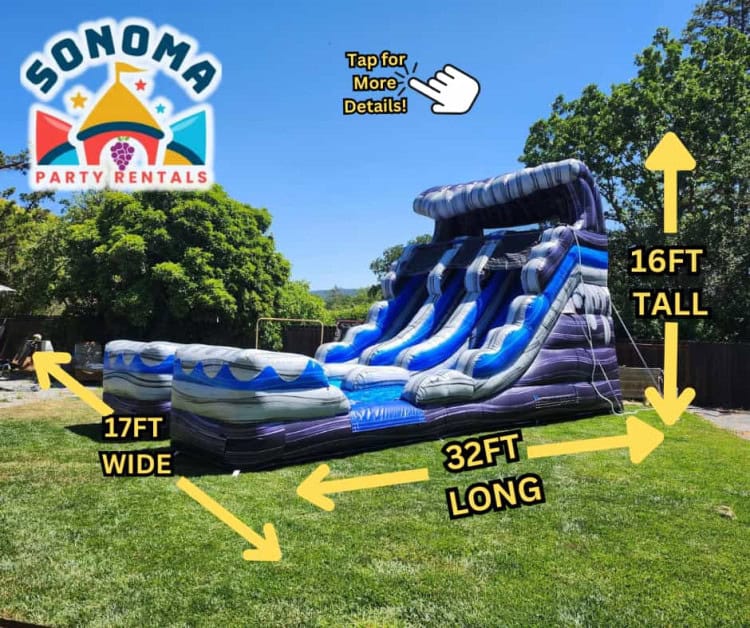 16ft Riptide Racer Dual Lane Water Slide